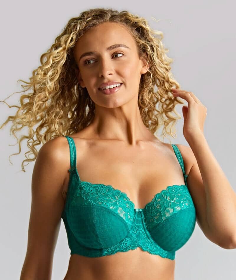 Panache Envy Full Cup Underwire Bra Teal Big Girls Don t Cry Anymore 