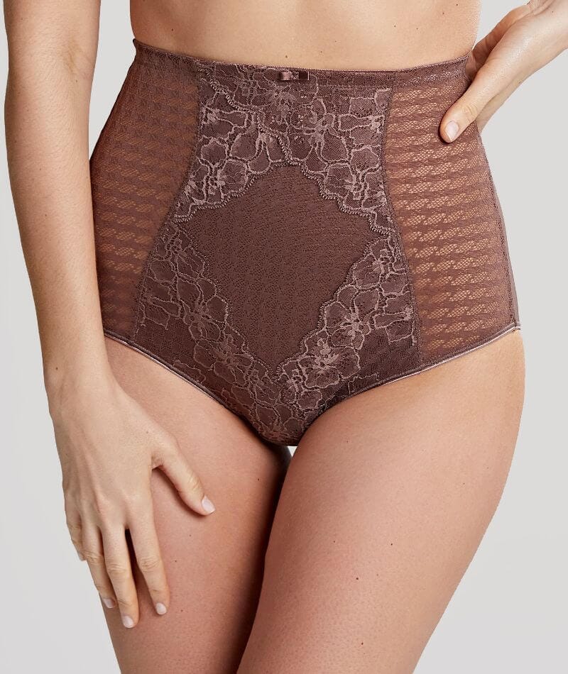 Panache Envy Shaping Brief - Chestnut Knickers  