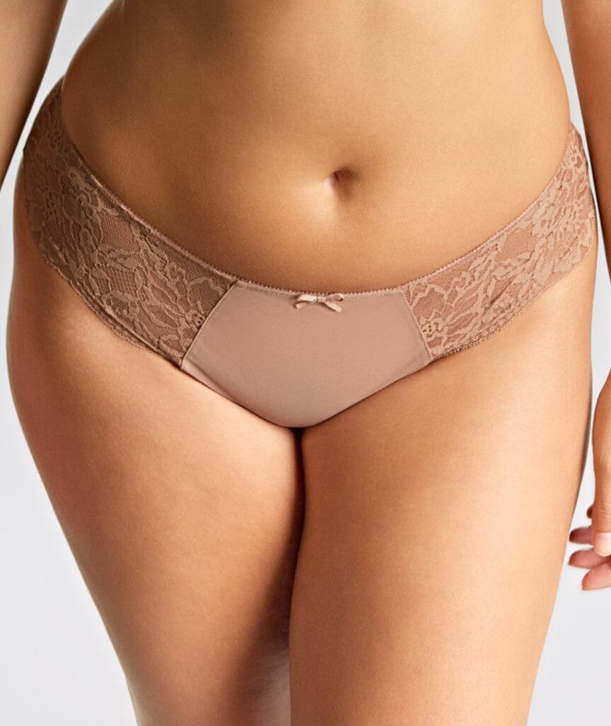 Panache Nina Brazilian Brief - Mocha Knickers  