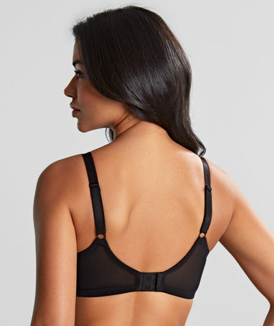 Panache Nina Underwired Balconette Bra - Black/Floral