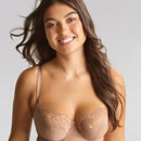 Panache Nina Underwired Balconette Bra - Mocha