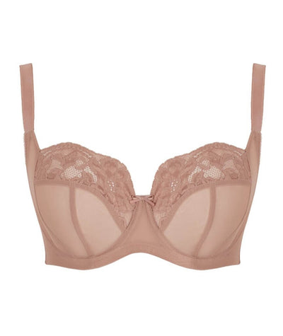 Panache Nina Underwired Balconette Bra - Mocha Bras 