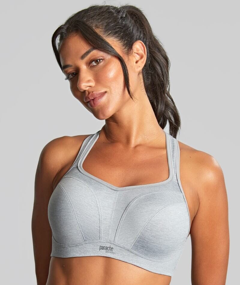 Panache Sport Power Underwired Sports Bra - Grey Marl Bras  