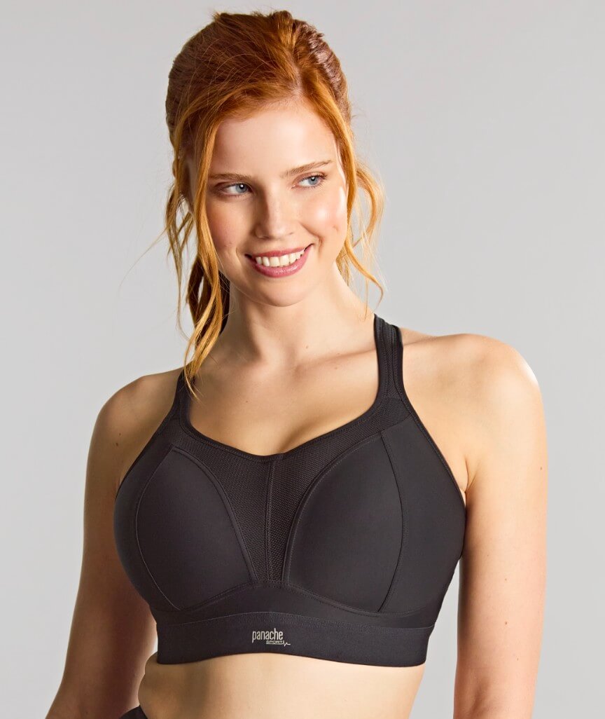 Panache Sport Boundless Wire-free Sports Bra- Black 
