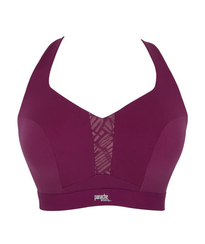Panache Sport Endurance Ultra Perform Non Padded Underwire Sports Bra - Berry/Chalk