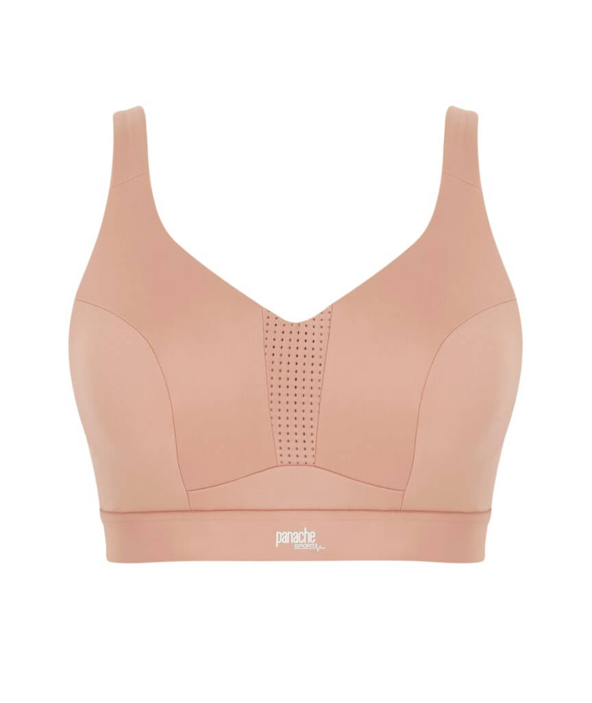 Panache Sport Endurance Ultra Perform Non Padded Underwire Sports Bra -  Dusty Rose