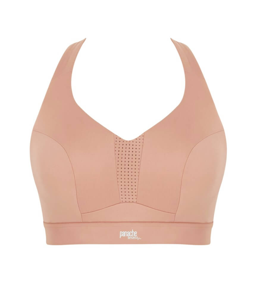 Panache Sport Endurance Ultra Perform Non Padded Underwire Sports Bra -  Dusty Rose