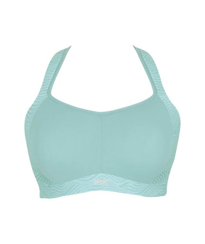 Panache Sport Power Underwired Sports Bra - Aqua Haze/Wave Print