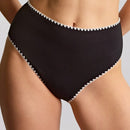 Panache Swimwear Aurora High Waist Bikini Brief - Aurora Black/White