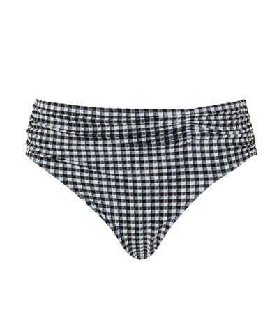 Panache Swimwear Gingham Midi Pant - Black Gingham