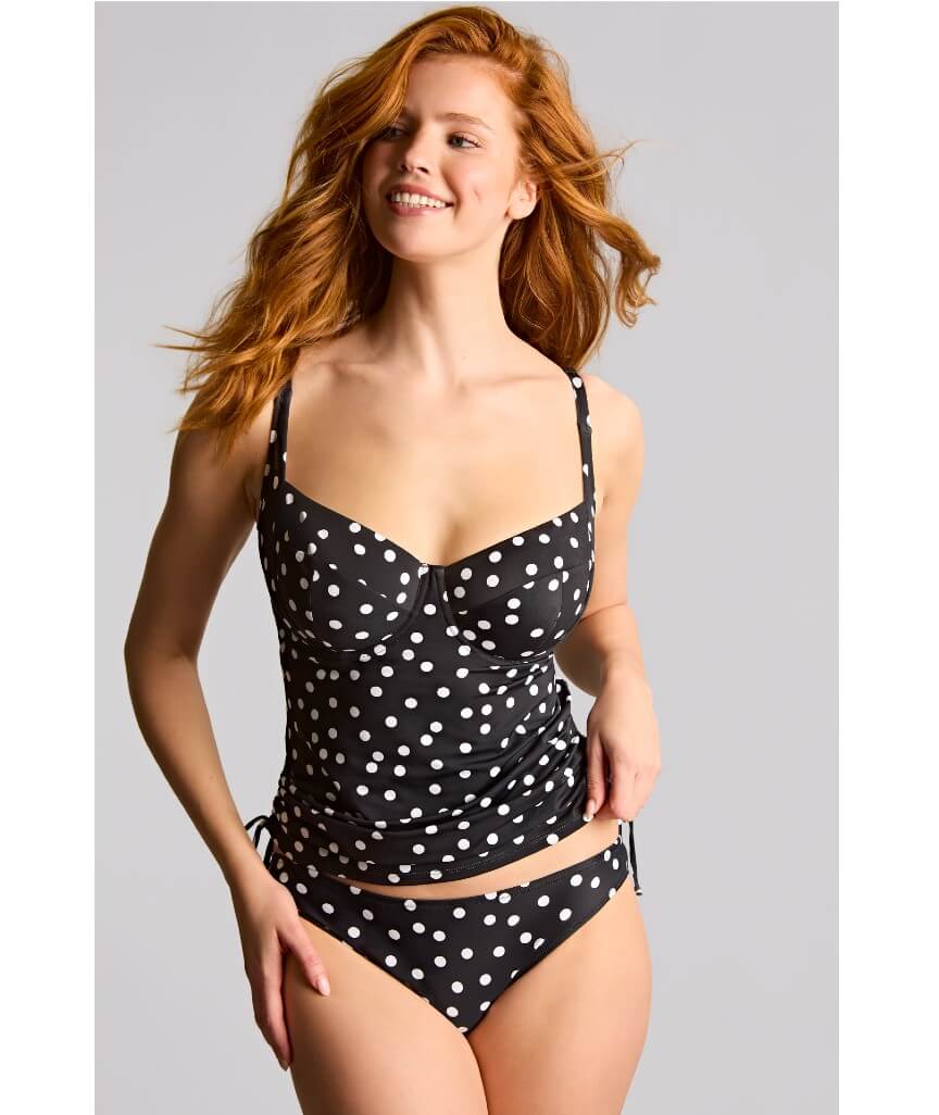 Panache Swimwear Sienna Balcony Underwired Tankini - Polka Dot Print 