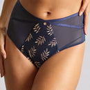 Panache Tango Deep Brief - Navy/Champagne