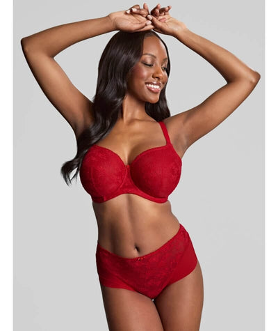 Panache Tango Lace Deep Brief - Scarlet Knickers 