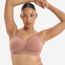 Nala Padded Support Wirefree Bralette Bra - Desert Dust