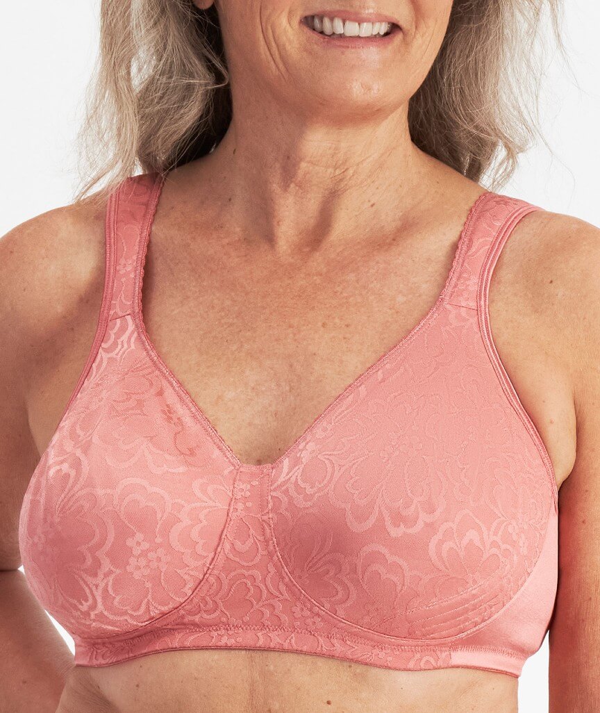 Playtex 18 Hour Ultimate Lift & Support Wire-Free Bra - Dusty Red 