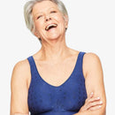 Playtex Comfort Revolution Contour Dot Wire-free Bra - In The Navy