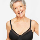 Playtex Ultralight Illusion Neckline Underwire Bra - Black