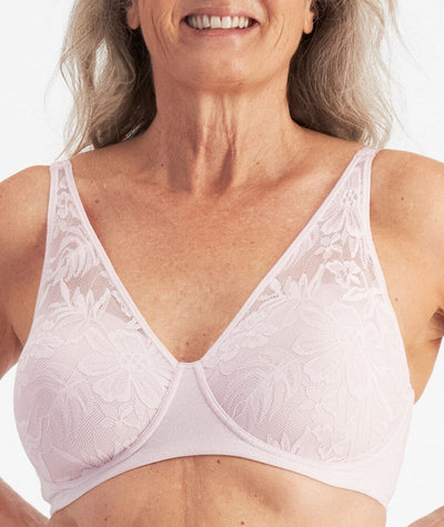 Playtex Ultralight Lace Wire-free Bra - Peony Dream – S