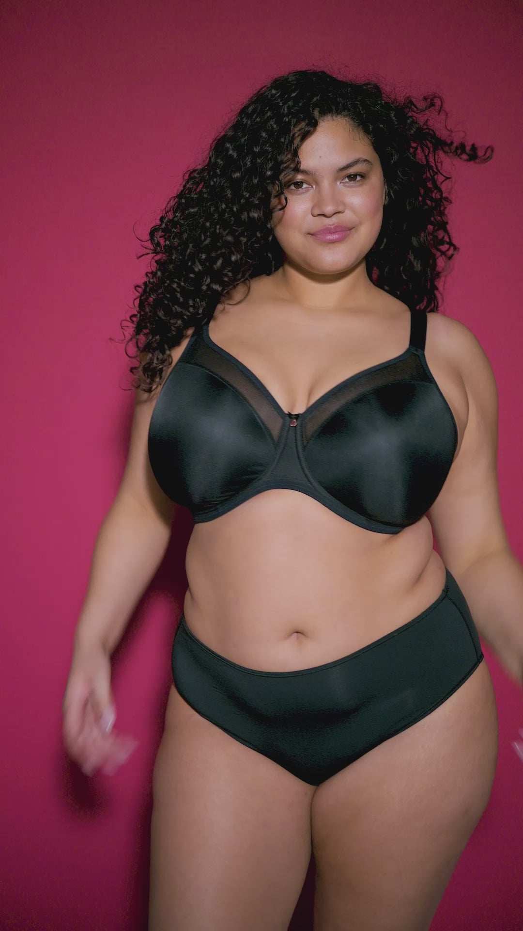 Elomi Smooth Underwire Moulded T-Shirt Bra - Black