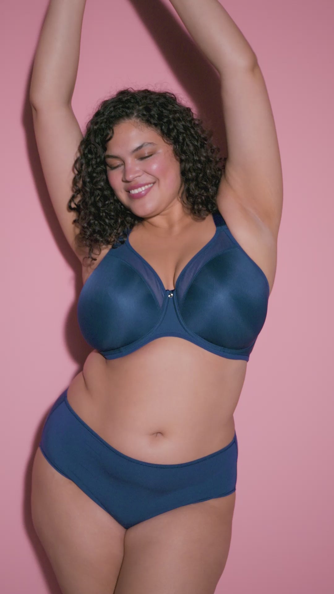 Elomi Smooth Underwire Moulded T-Shirt Bra - Midnight