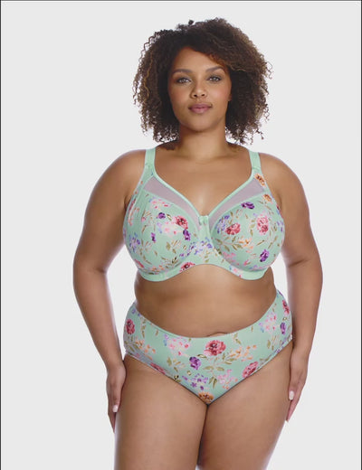 Goddess Kayla Underwired Banded Bra - Blue Haze