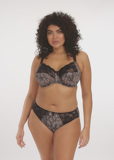 Elomi Morgan Underwired Bra - Ebony