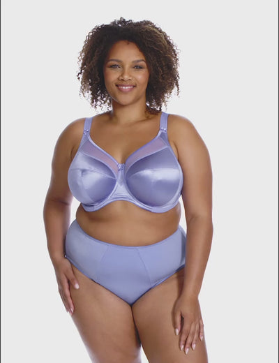 Goddess Keira Underwired Banded Bra - Jacaranda