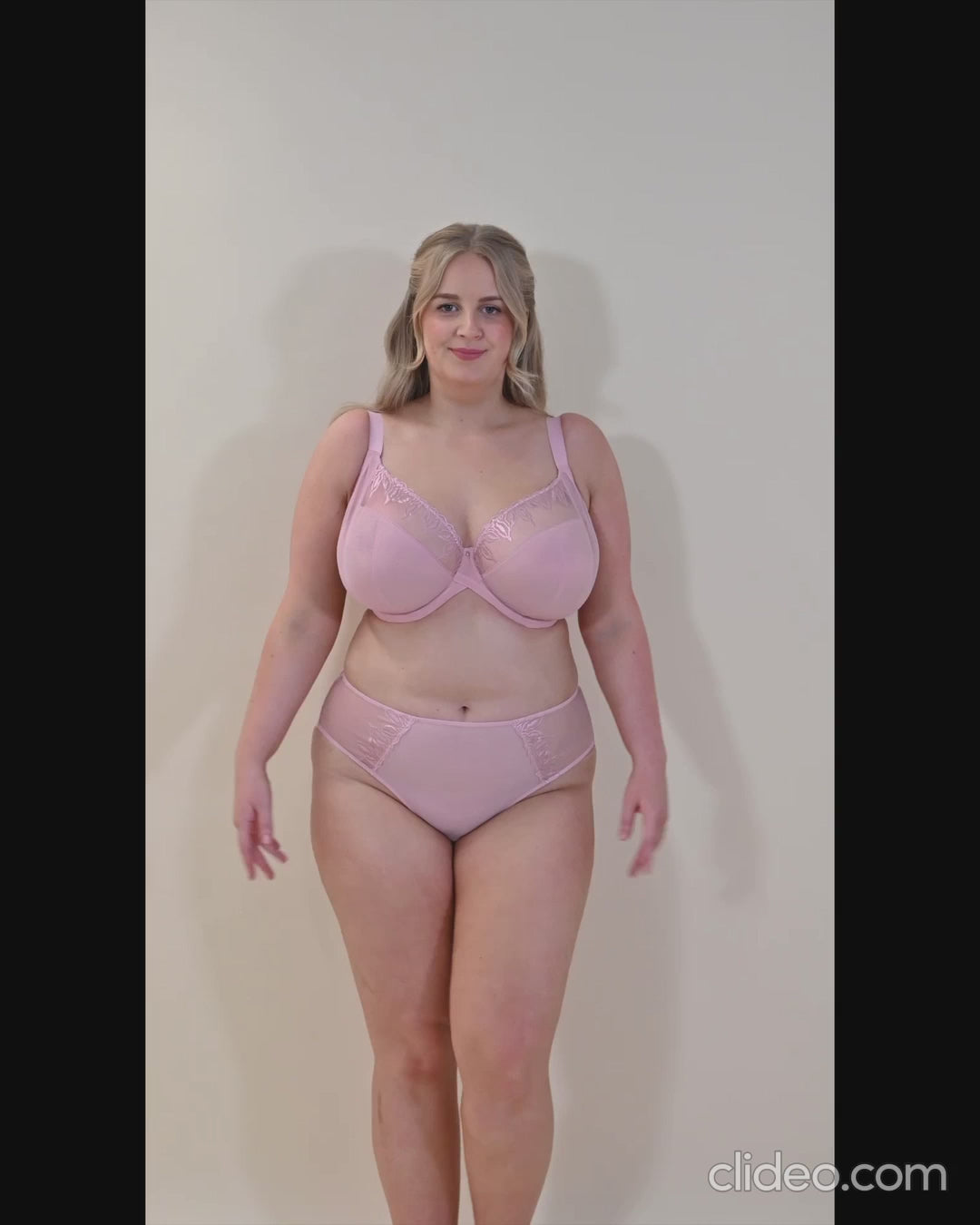 Curvy Kate Flare Deep Thong - Rose Sparkle