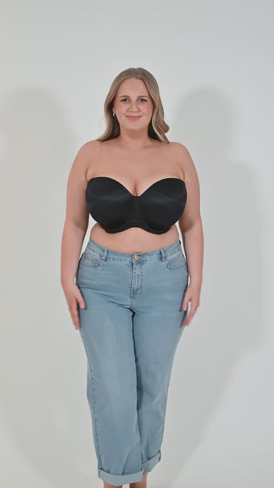Curvy Kate Smoothie Strapless Moulded Bra - Black