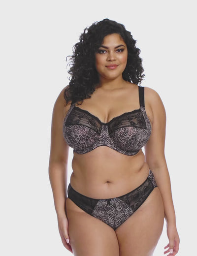 Elomi Morgan Underwired Bra - Ebony
