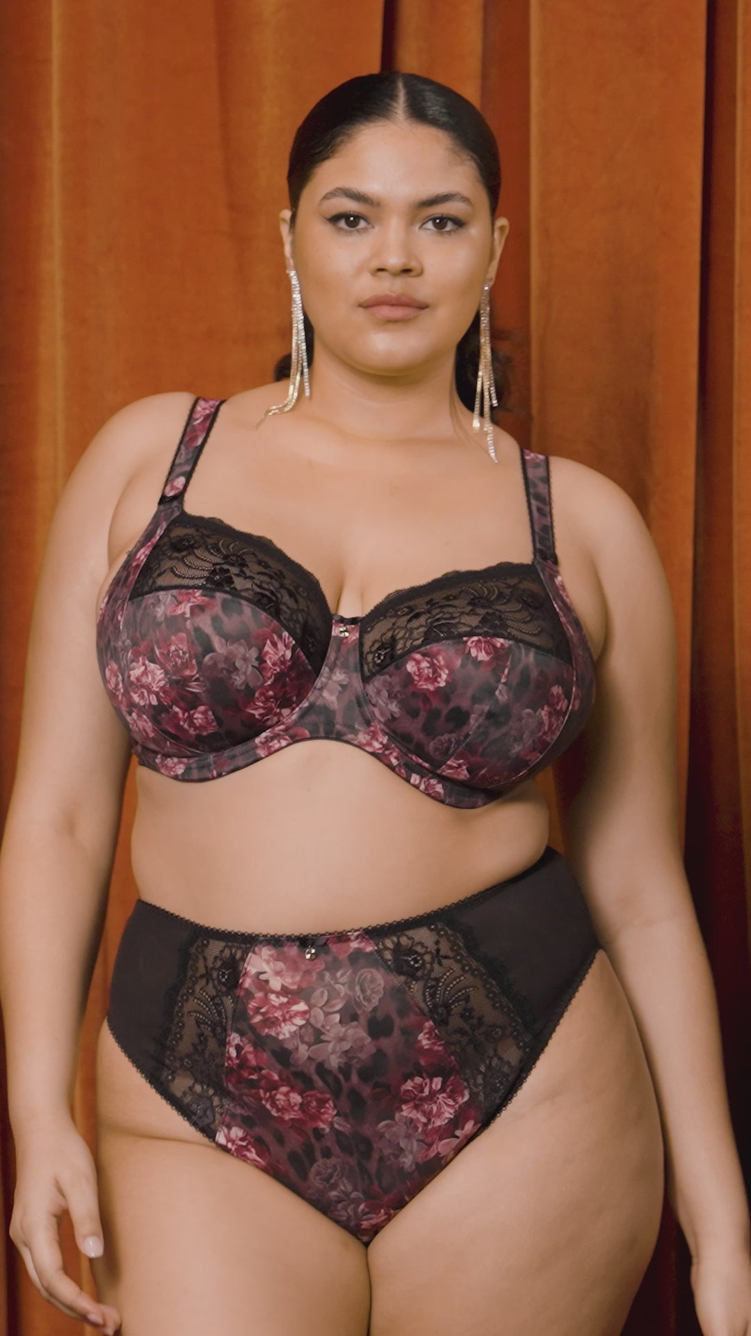 Elomi Morgan Underwired Bra - Dark Romance