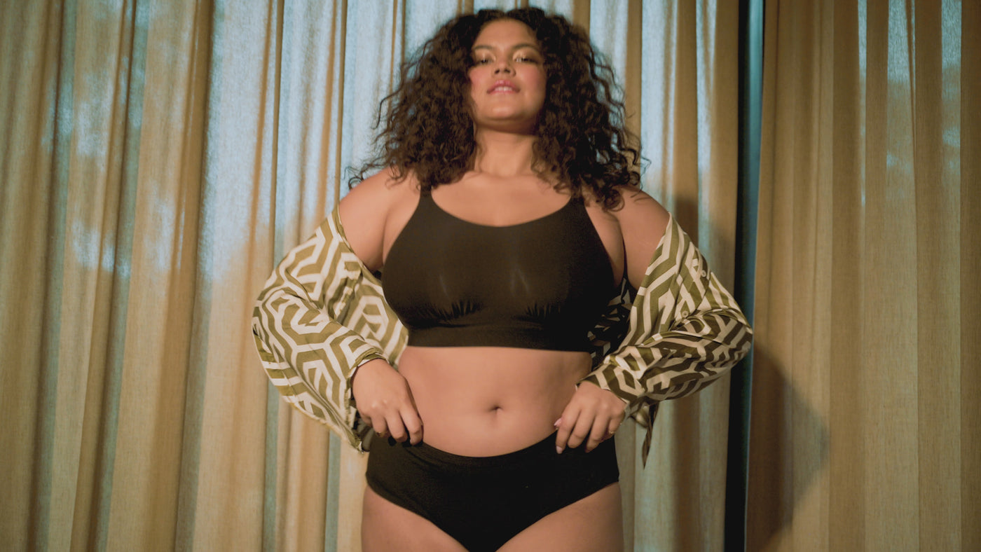 Elomi Downtime Wire-Free Bralette - Black