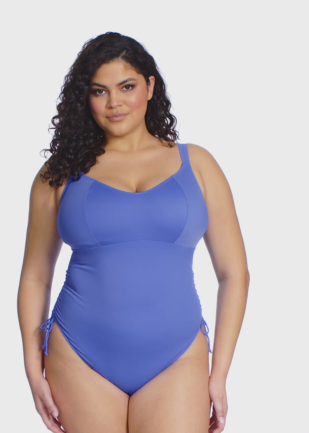 Elomi Swim Plain Sailing Non-Wired Swimsuit - Azure