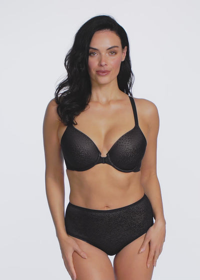 Wacoal Back Appeal Underwire Front-Closure Bra - Black