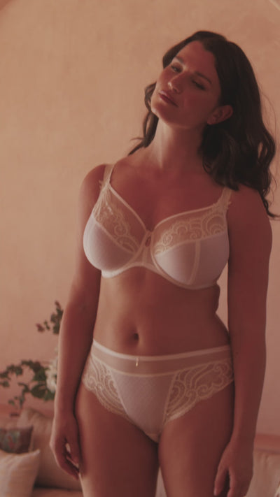 Fantasie Cerys Underwired Side Support Bra - Cream Pink