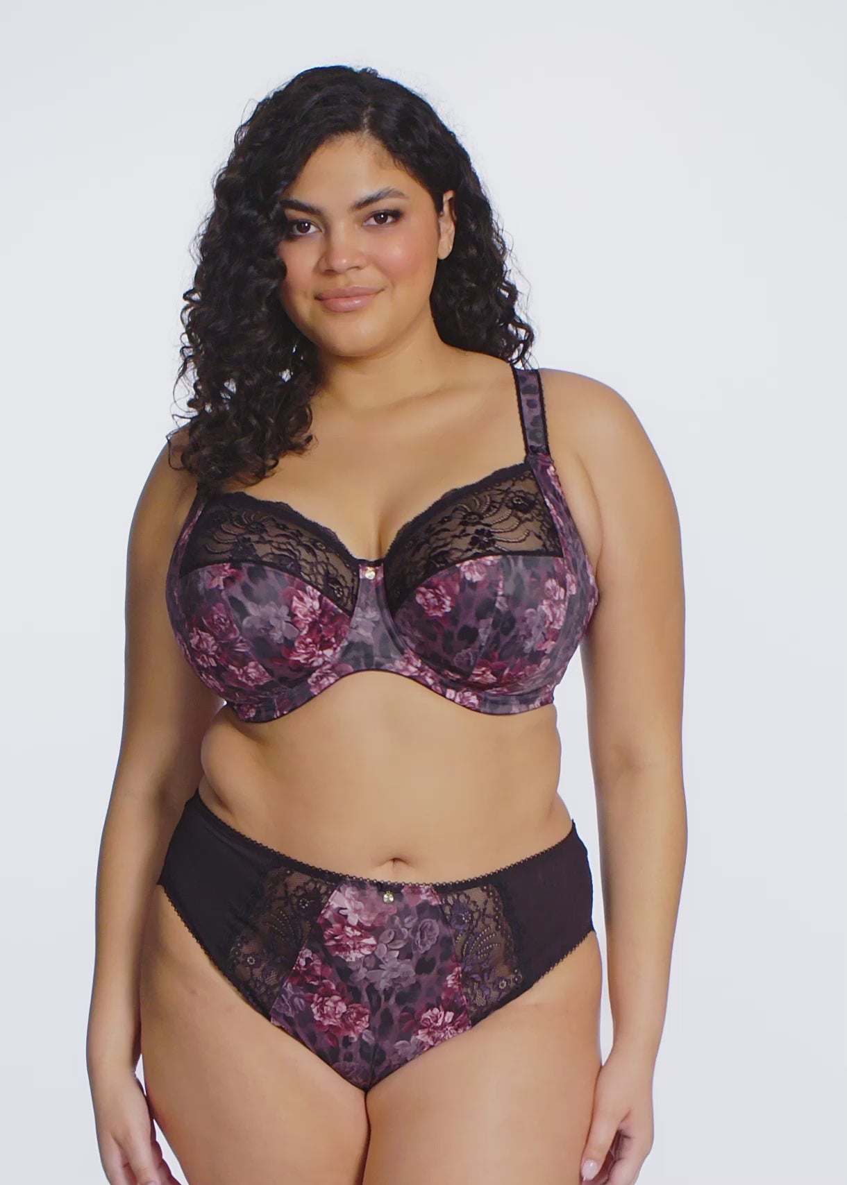 Elomi Morgan Underwired Bra - Dark Romance