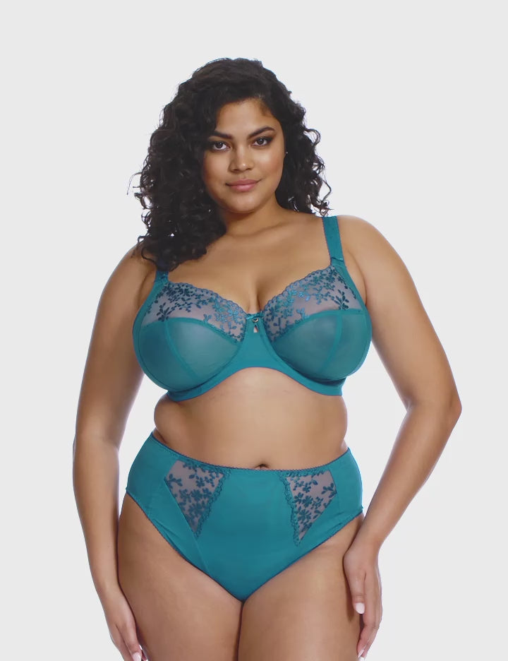 Elomi Zarla Underwire Bra - Ocean Depths