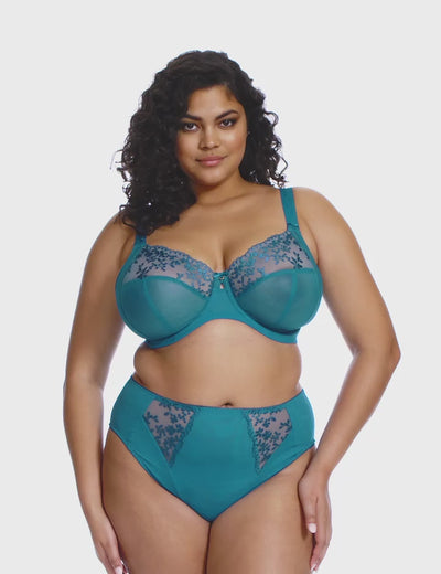 Elomi Zarla Underwire Bra - Ocean Depths