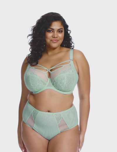 Elomi Brianna Underwire Plunge Bra - Frozen