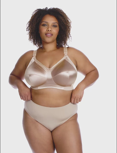 Goddess Keira Wire-Free Nursing Bra - Nude