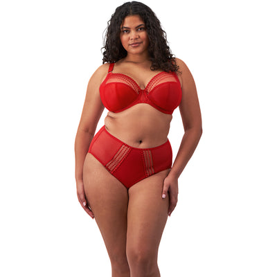 Elomi Matilda Underwired Plunge Bra - Haute Red