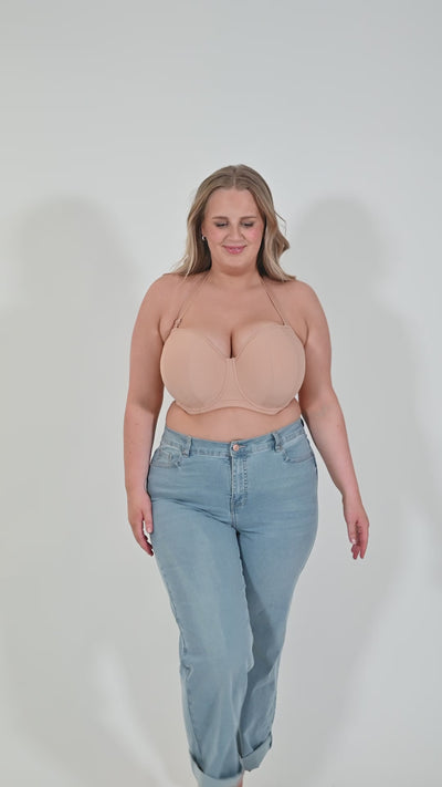 Curvy Kate Luxe Strapless Bra - Latte