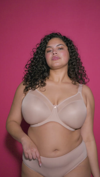 Elomi Smooth Underwire Moulded T-Shirt Bra - Sahara