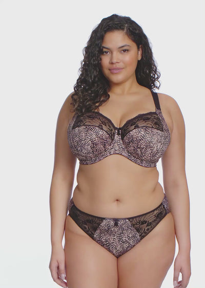 Elomi Morgan Underwired Bra - Ebony