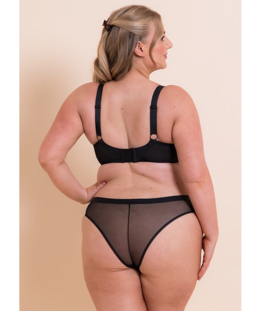 Curvy Kate Lightstyle Brazilian Brief - Black Knickers 