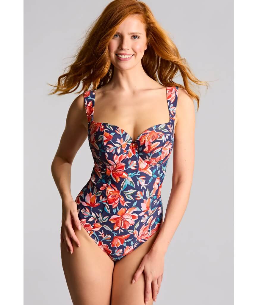 Panache Swimwear Liliflora Monica Balconnet Underwire One Piece Swimsuit - Liliflora Print