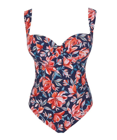 Panache Swimwear Liliflora Monica Balconnet Underwire One Piece Swimsuit - Liliflora Print