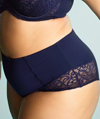 Sculptresse Estel High Waist Brief - Navy Knickers 