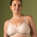 Triumph Triaction Wellness Wire-free Sports Bra - Neutral Beige