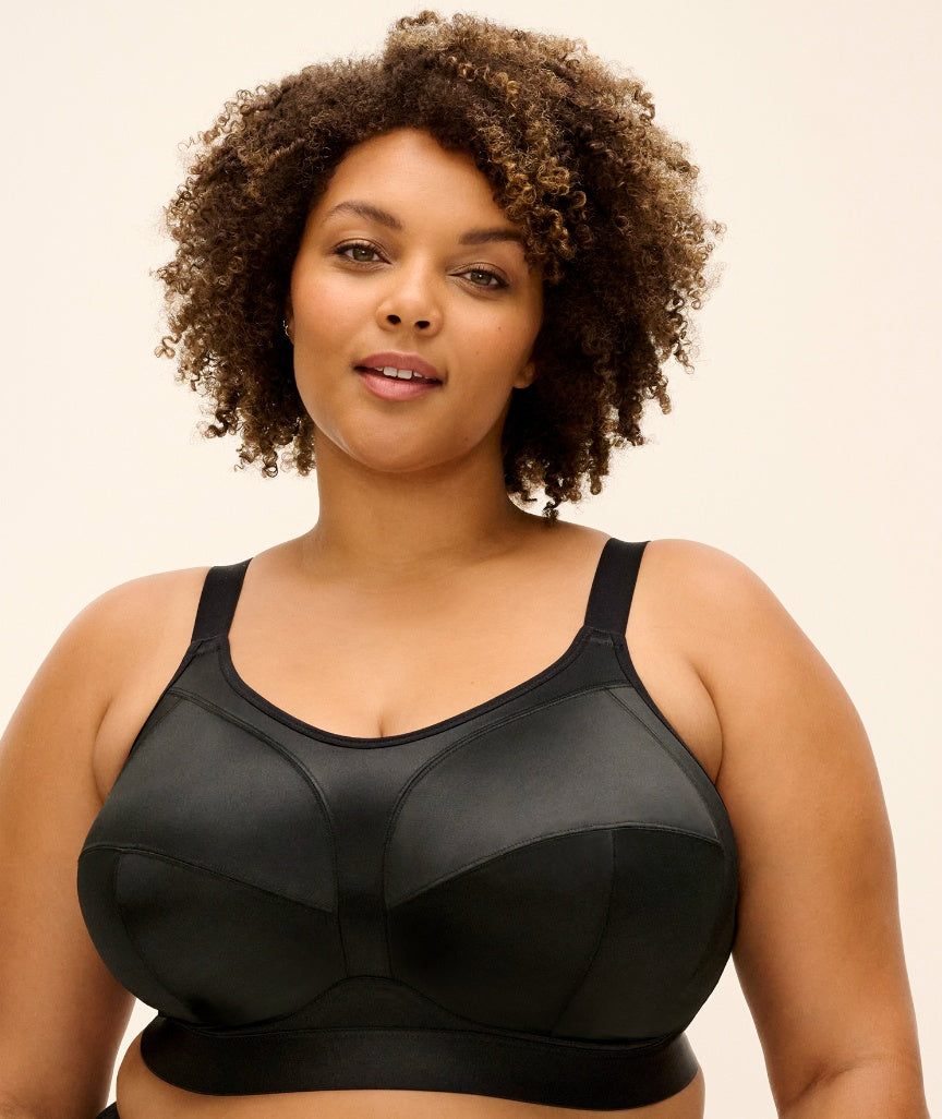 Goddess Katarina Wire-Free Bra - Black 